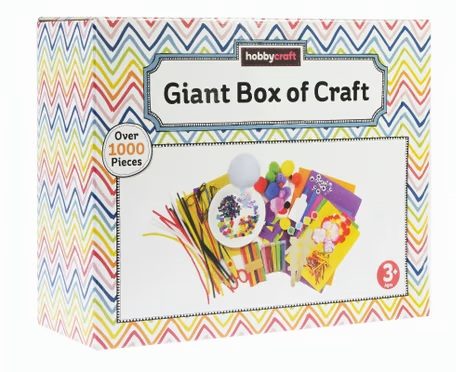 Giant box of craft kit suitable for 3 years old and above.