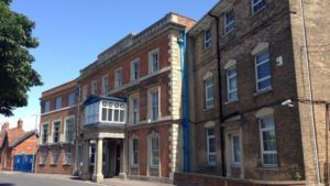 The old Bridgwater Hospital. 